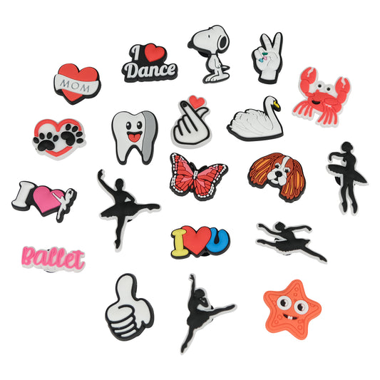 LVKY Shoe Croc Charms — Cute Pins to Customize Clogs, Wristbands & Bracelets