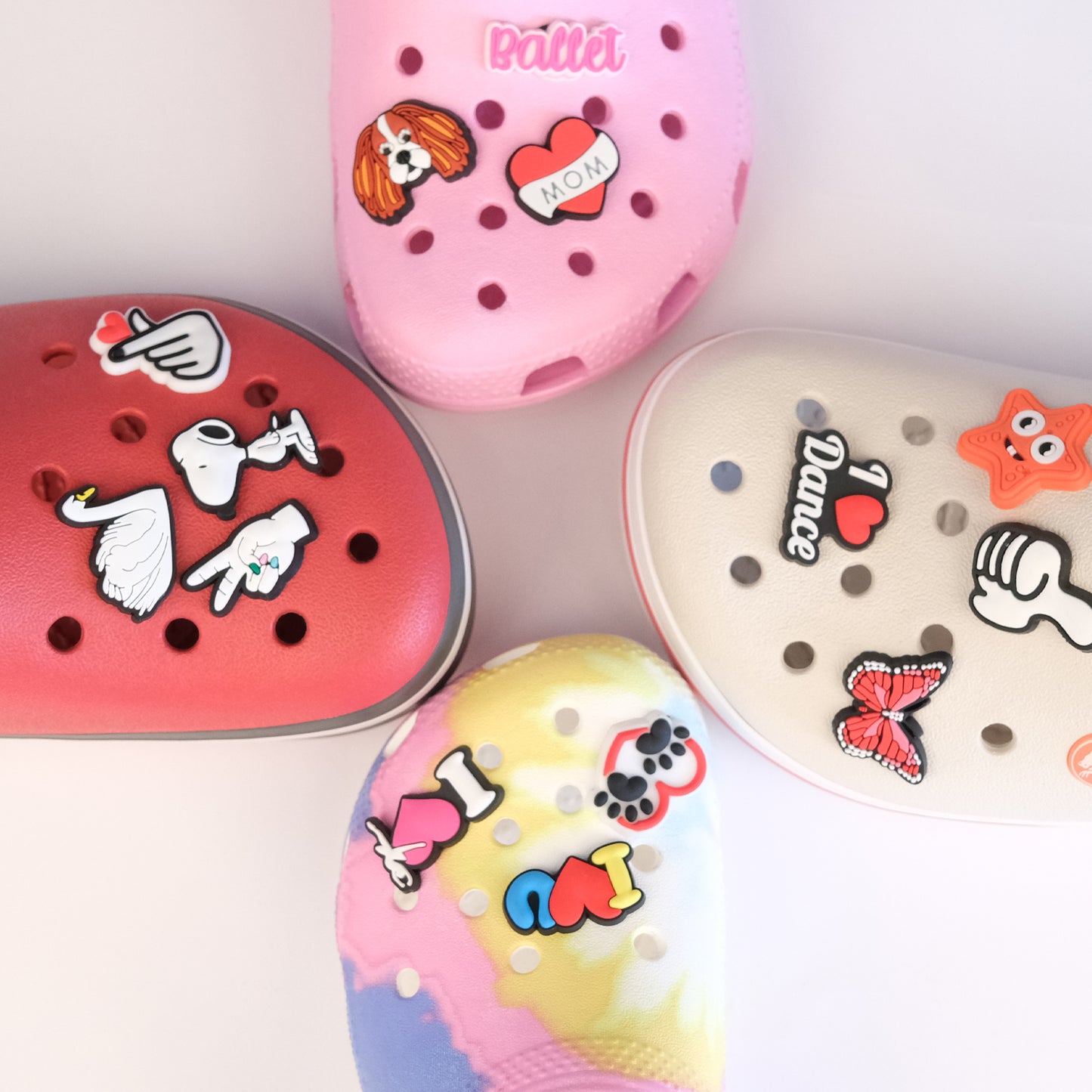 LVKY Shoe Croc Charms — Cute Pins to Customize Clogs, Wristbands & Bracelets