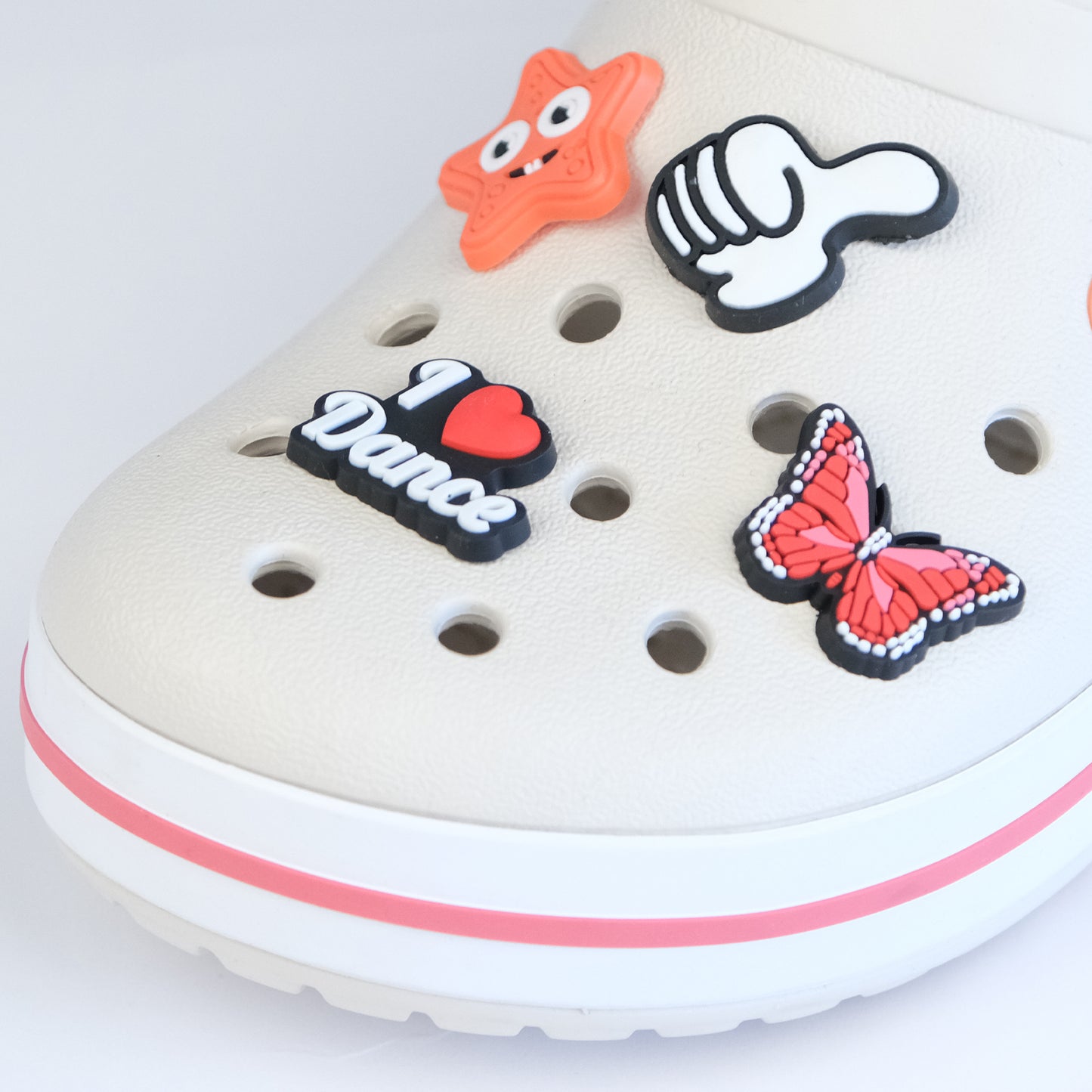 LVKY Shoe Croc Charms — Cute Pins to Customize Clogs, Wristbands & Bracelets