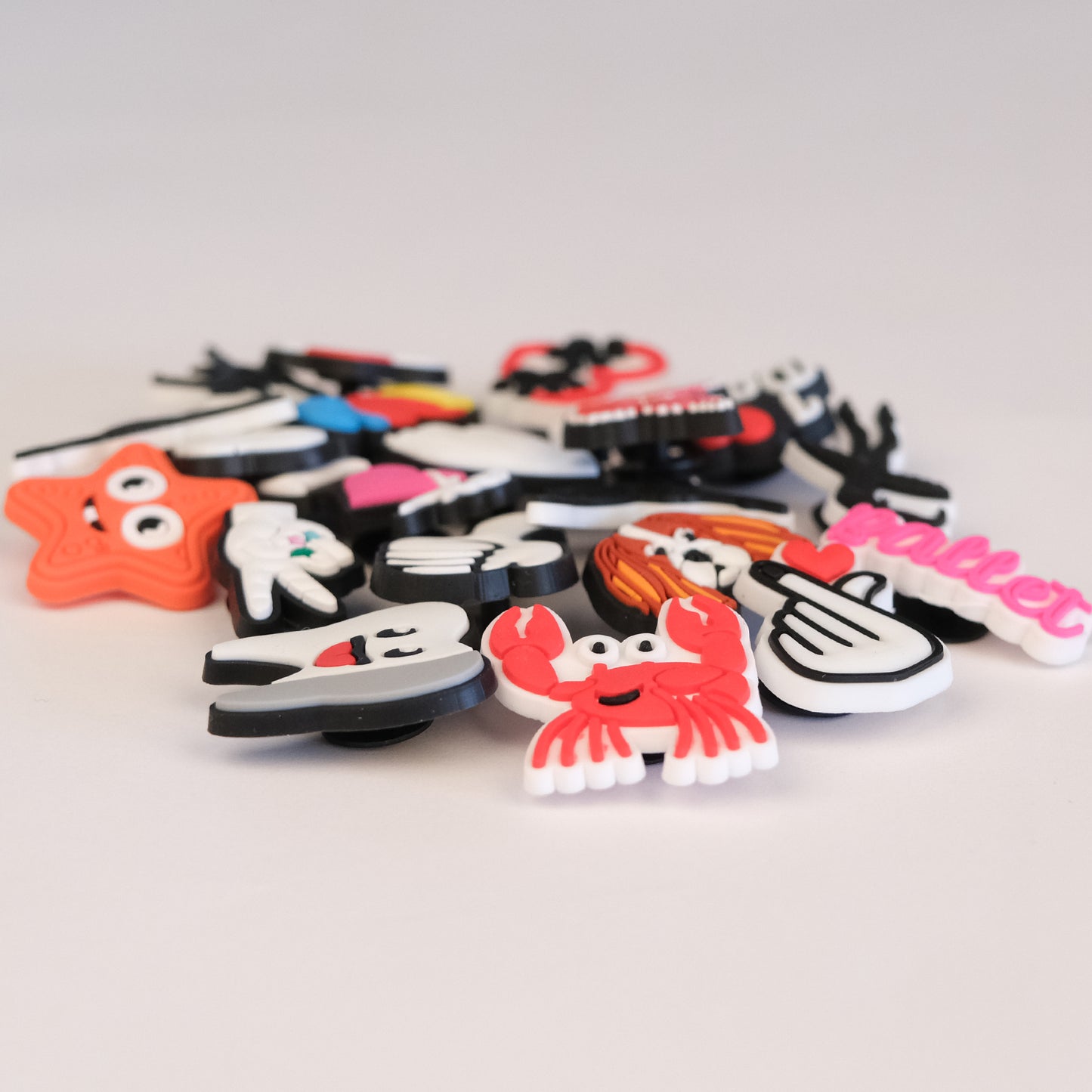 LVKY Shoe Croc Charms — Cute Pins to Customize Clogs, Wristbands & Bracelets