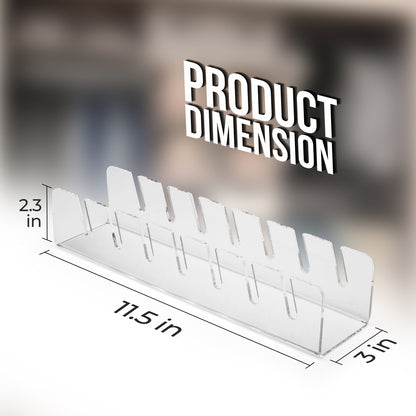 LVKY Acrylic Hat Stand (2 Stands per Box) - for 14 Caps